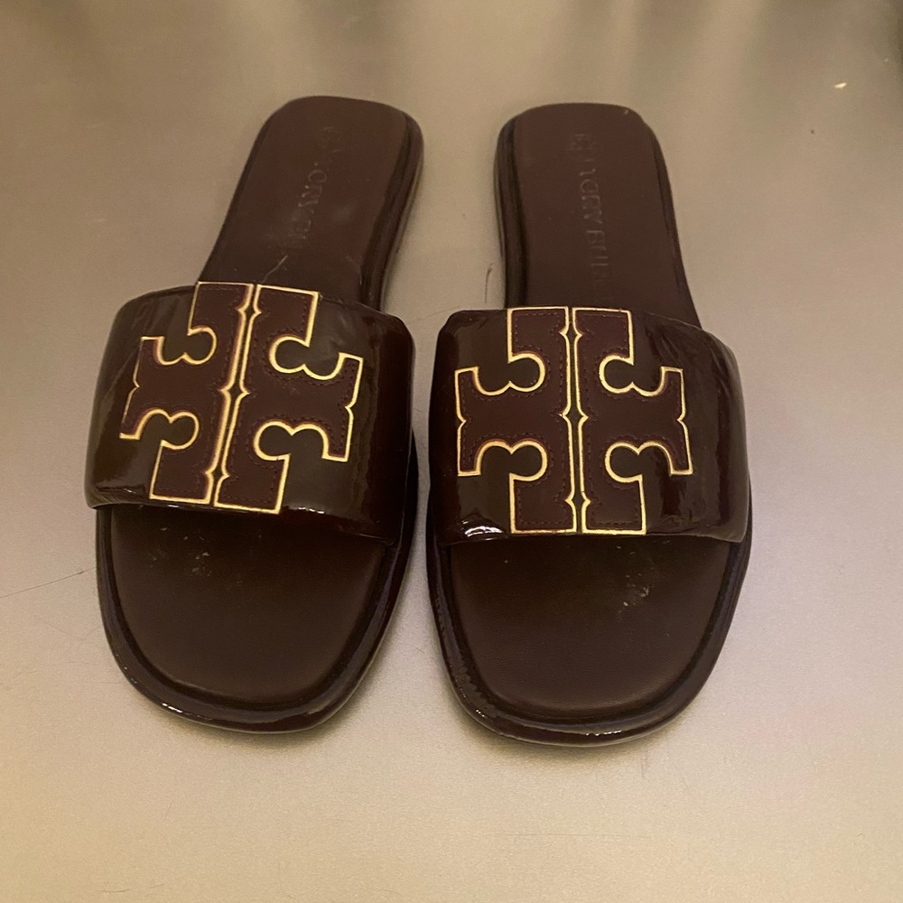 Tory Burch Double T  Sport Slide